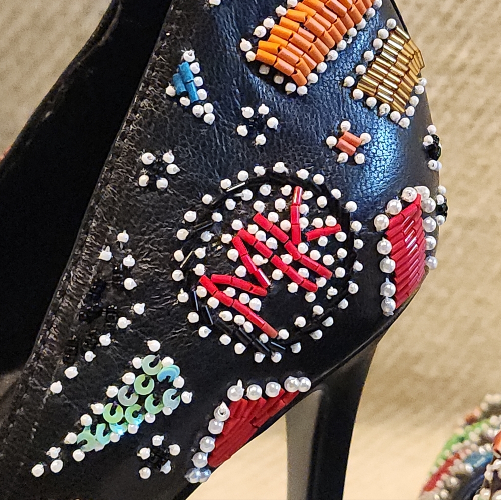 Michael Kors Keke Beaded Party Pumps - Never Worn - Size 9.5 - Picture 10 of 16